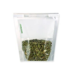 Stand-Up bags, TWIRL’EM, with writing area