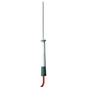Pointed temperature probes TPX 400 for laboratory thermometers TFX 410-1/TFX 420, with silicone cable