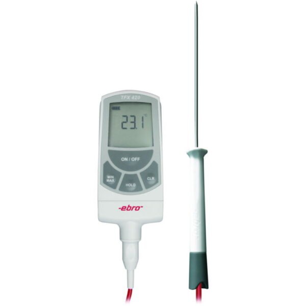 Laboratory thermometer set TFX 420, with temperature probe TPX 440
