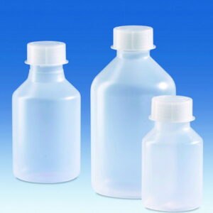 Reagent bottles, PP, GL 45, with carrying handle, HDPE