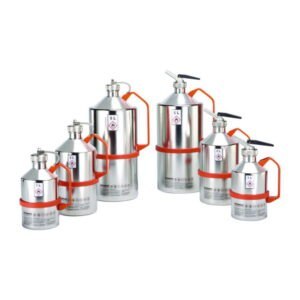 Safety cans for solvents, with screw-cap 1¼", polished