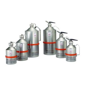 Safety cans for solvents, with self-closing, metering device 1¼", unpolished