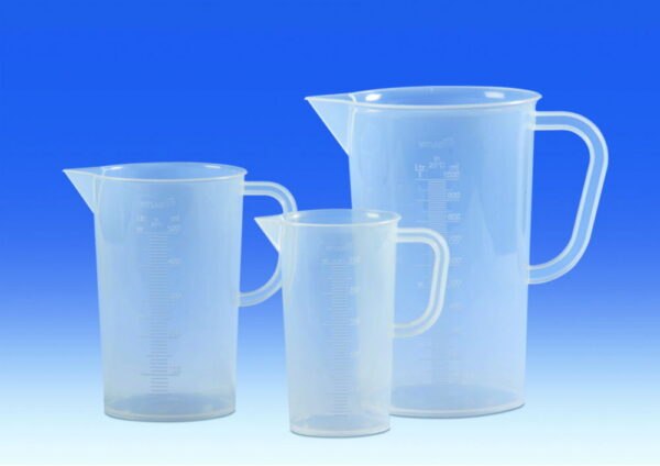 Graduated jugs, PP, moulded graduations