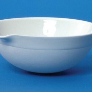 LLG-Evaporating dishes with round bottom, porcelain, medium form