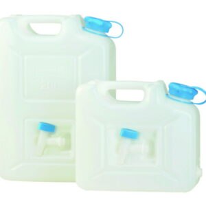 Jerrycan with integrated spout, HDPE