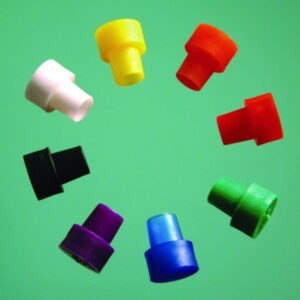 Closing caps for 3 and 5 mm NMR and EPR tubes