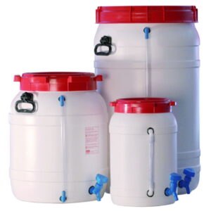 Kegs, wide mouth, HDPE