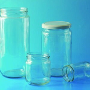 LLG-Wide-neck jars, soda-lime glass