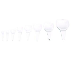 Disposable measuring spoons, PS, white