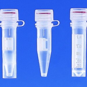 Micro tubes, PP, with attached screw cap, PE, with silicone seal