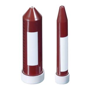 Centrifuge tubes, PP, brown