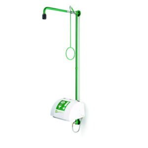 Safety shower combination ClassicLine with face wash unit, bowl and lid
