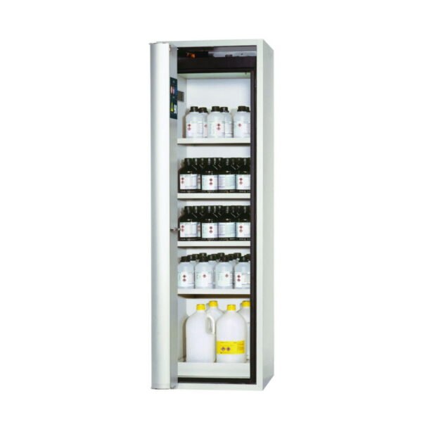 Safety Storage Cabinets S-PHOENIX Vol. 2-90 with Folding Door, 4 shelves, powder-coated sheet steel