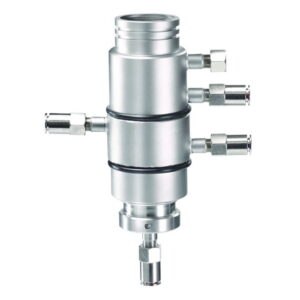 Flow-through cell for SONOPULS Ultrasonic homogenisers, stainless steel
