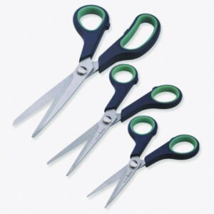 Universal scissors, stainless steel, Plastic handle