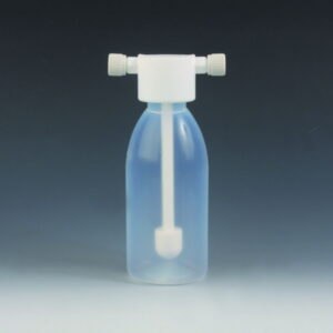 Gas washing bottles, FEP/PTFE