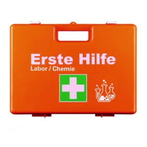 First Aid Kit Special for Laboratories and Chemistry
