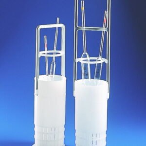 Pipette rinser system, pipette basket