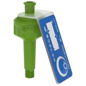 Air valves, PP, GreenLine, for PFAS analysis