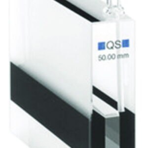 Cells for absorption measurement, flow-through measurement, UV-range, supply and outlet tubes