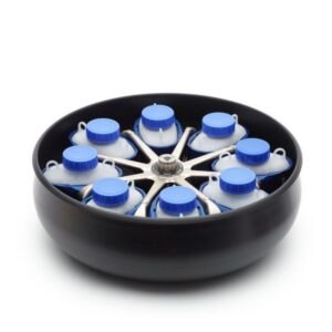 Swing-out rotors with oval buckets for bioprocessing centrifuges BIOS 16