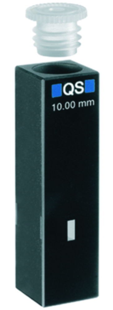 Ultra micro cells for absorption measurement, UV-range, quartz glass High Performance