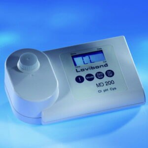 Photometer MD 200 Chlorine, pH, cyanuric acid, liquid reagents for chlorine/pH (OTZ)