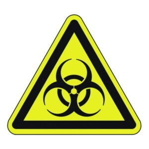 Warning signs, biohazard warning, foil