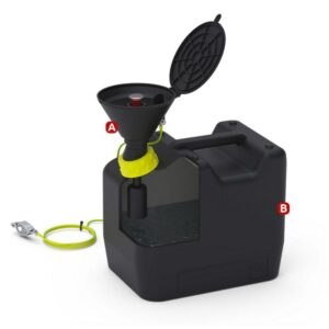 Disposal set funnel control