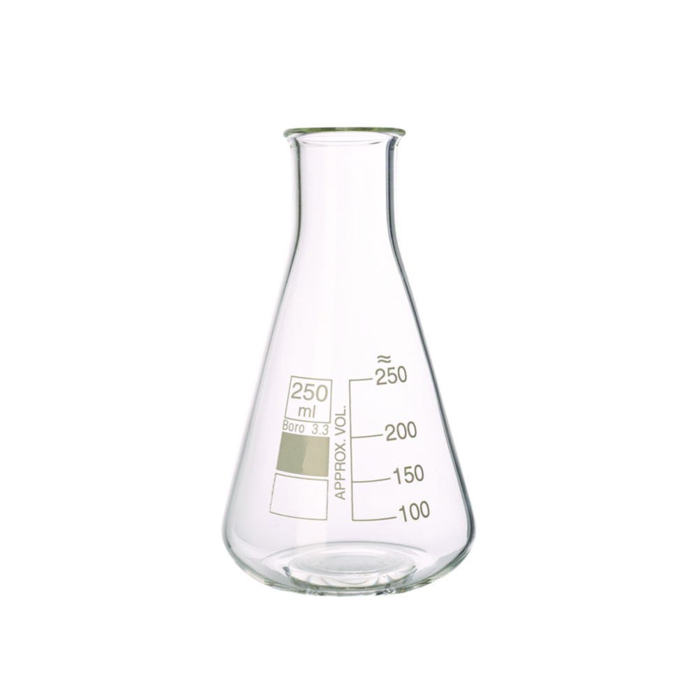 LLG-Erlenmeyer flasks, narrow neck, boro 3.3