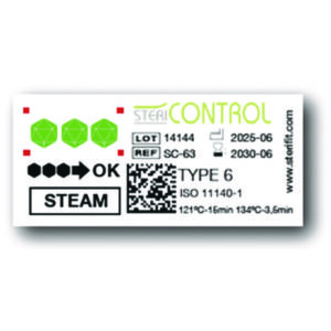 Steam Indicator Strips STERICONTROL SC-63
