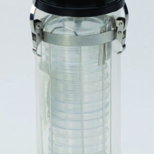 Anaerobic jar, PC, with ventilation screw