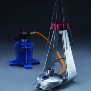 Flame sterilization carousel schuett easyloop, semi-automatic