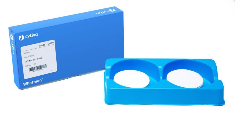 Glass microfibre filters, grade GF/C, round filters