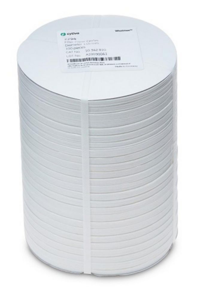 Qualitative filter paper, Grade 2294, circles, with central hole