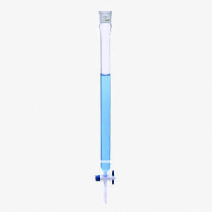 Chromatographic columns, borosilicate glass, with frit