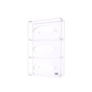 LLG-Glove dispenser for 1 or 3 boxes, acrylic glass
