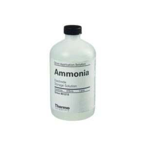 Storing solution for ammonia ISE electrodes