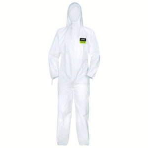 Disposable, chemical protection coverall, uvex 5/6 classic light