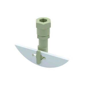 Additional stirrer blades for stirrer shafts, PTFE, moon-shaped blade