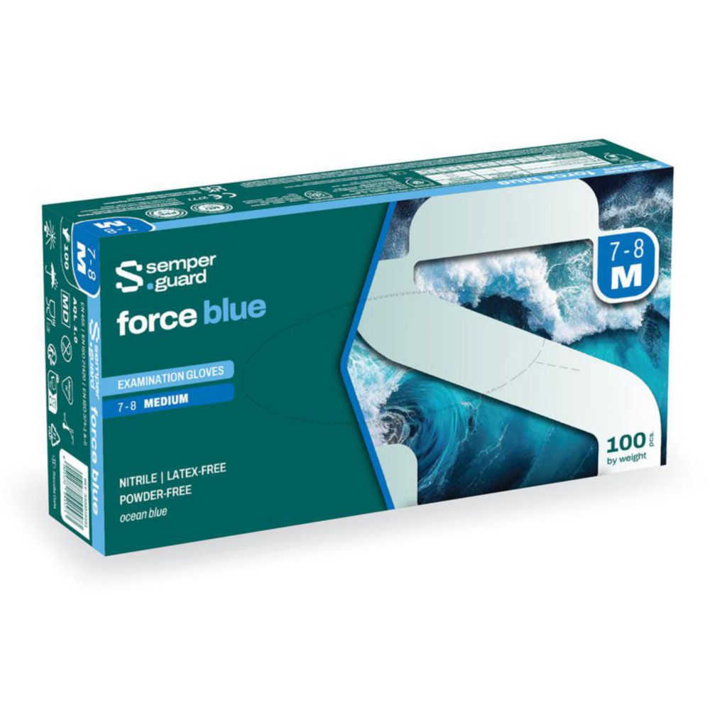 Disposable Gloves, Semperguard® Force Blue