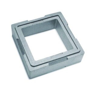 Isolating baffle ring for isolating box with lid, Neopor®
