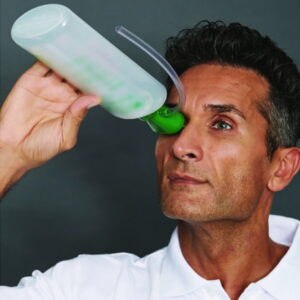 Eye wash bottle, comfort version