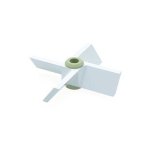 Additional stirrer blades for stirrer shafts, PTFE, propeller four-bladed